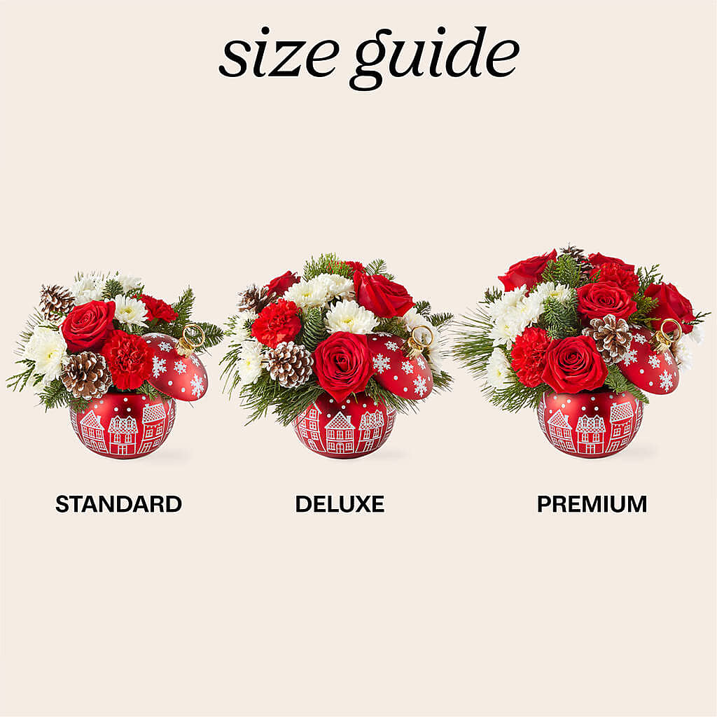 Christmas Village Ornament – GIA'S GARDEN FLOWER SHOP INC, Bronx NY