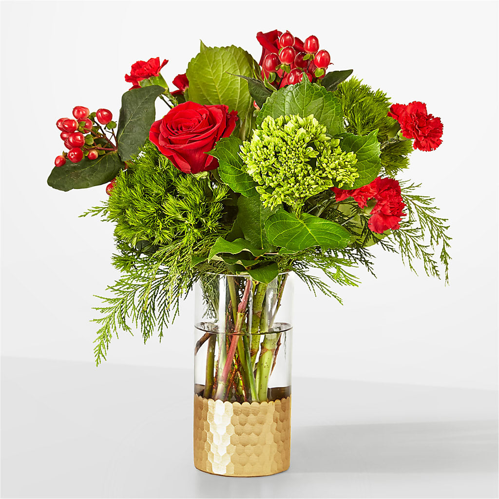 Plaid Throw Bouquet – GIA'S GARDEN FLOWER SHOP INC, Bronx NY