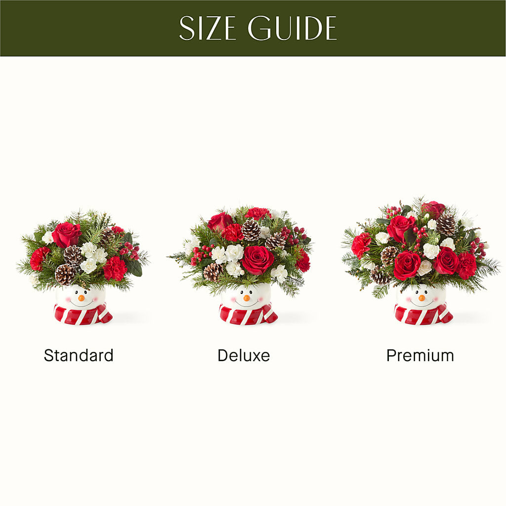 Jolly Snowman Bouquet – GIA'S GARDEN FLOWER SHOP INC, Bronx NY