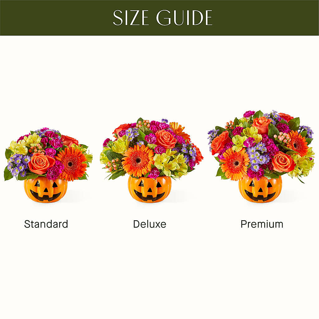 Tricks & Treats Pumpkin – GIA'S GARDEN FLOWER SHOP INC, Bronx NY