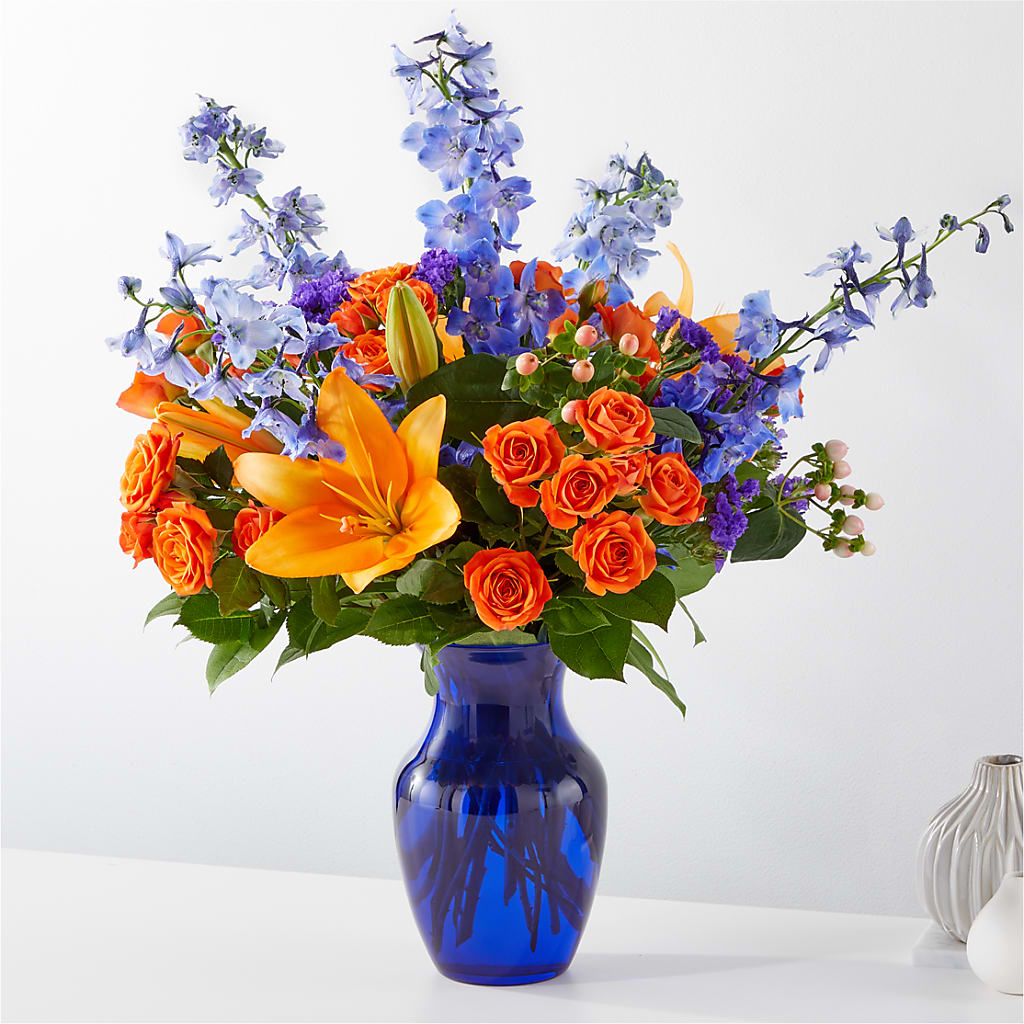 Radiant Citrus Bouquet – GIA'S GARDEN FLOWER SHOP INC, Bronx NY