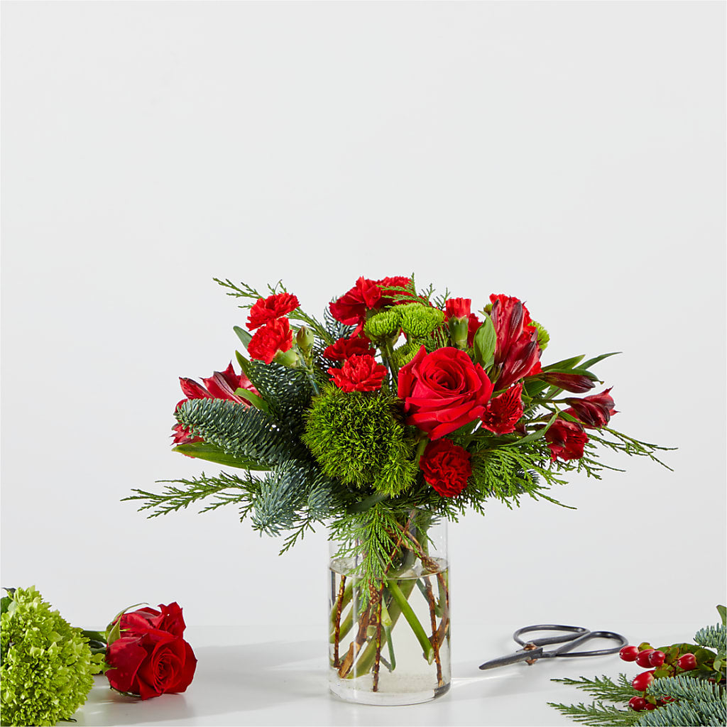 Merry Moment Bouquet – A Florist Original – GIA'S GARDEN FLOWER SHOP INC, Bronx NY