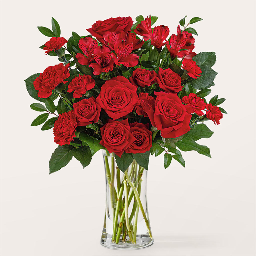 Brilliant Ruby Bouquet – GIA'S GARDEN FLOWER SHOP INC, Bronx NY