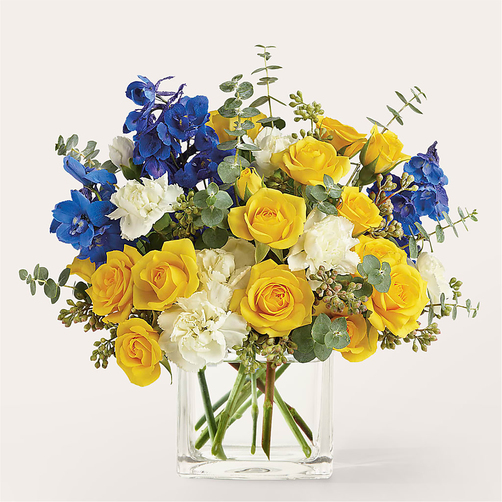 Sparkling Citrine Bouquet – GIA'S GARDEN FLOWER SHOP INC, Bronx NY