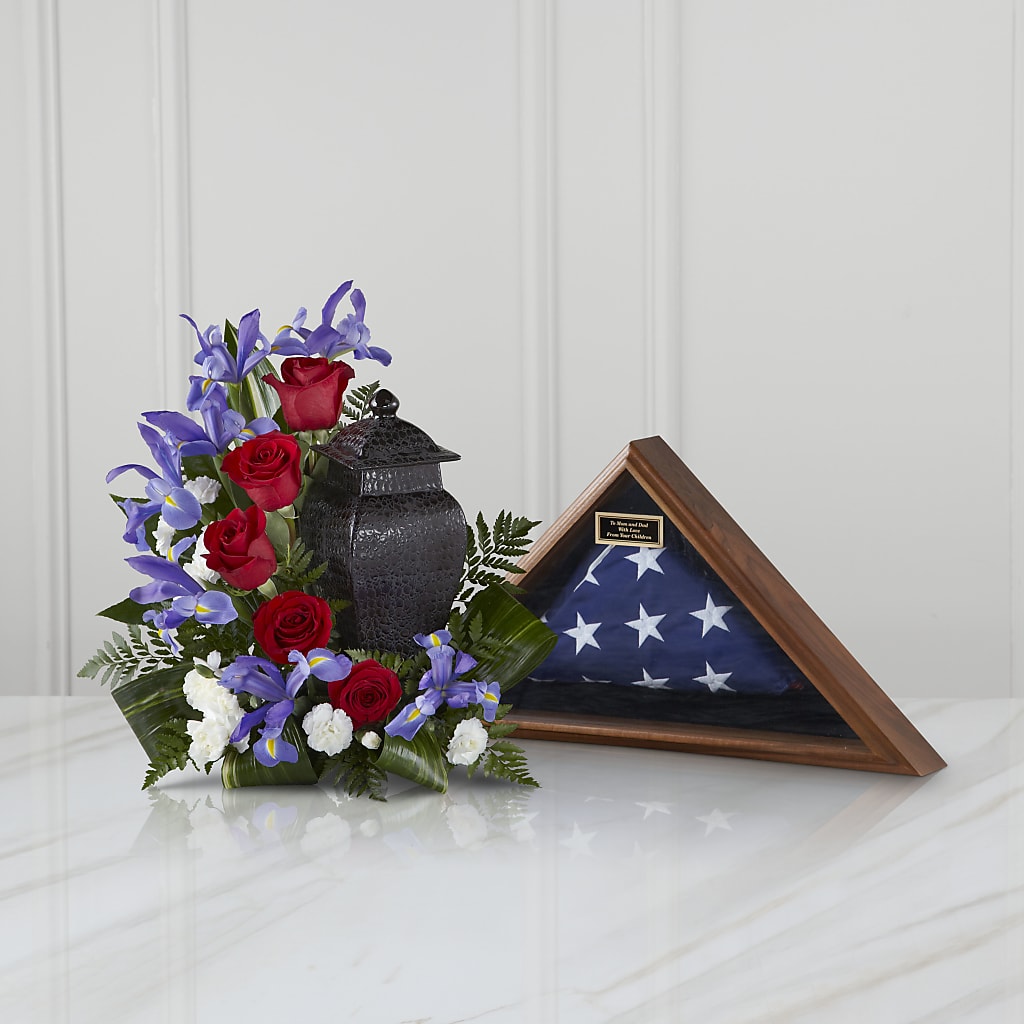Patriotic Tribute Arrangement – GIA'S GARDEN FLOWER SHOP INC, Bronx NY