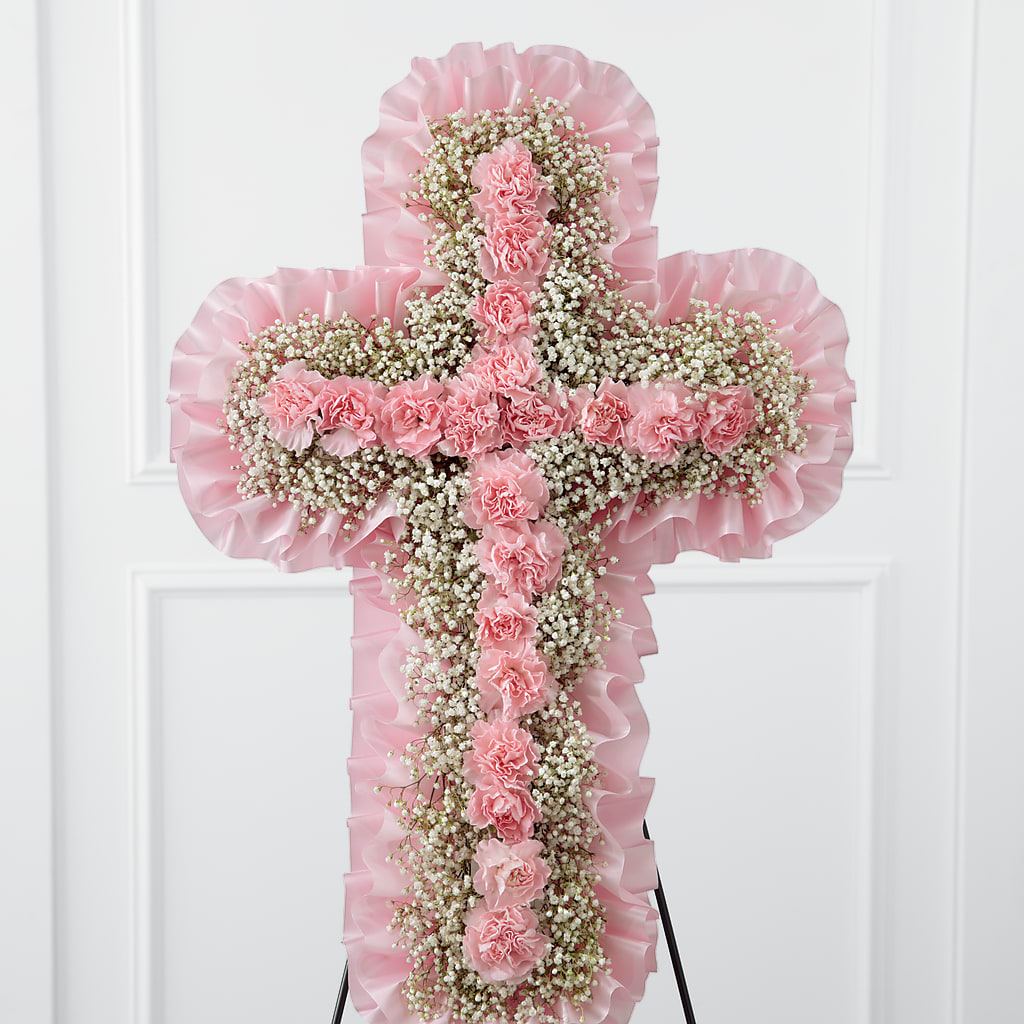 Angel's Cross Easel – GIA'S GARDEN FLOWER SHOP INC, Bronx NY