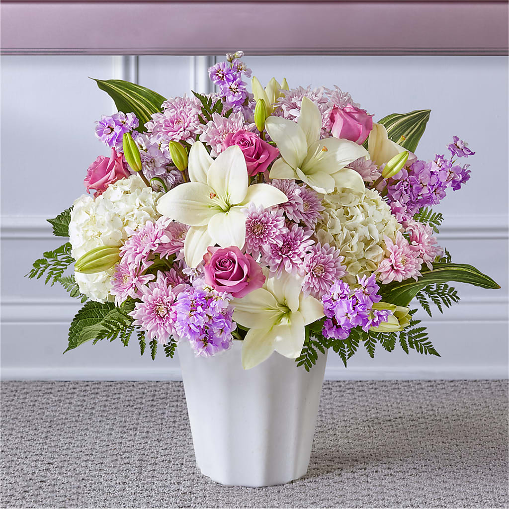 Heaven Sent Floor Basket – GIA'S GARDEN FLOWER SHOP INC, Bronx NY