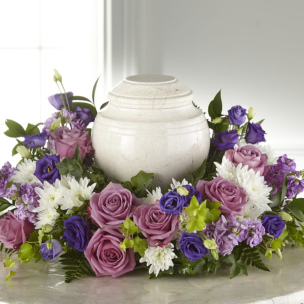 Blooming Sympathy Cremation Adornment – GIA'S GARDEN FLOWER SHOP INC, Bronx NY
