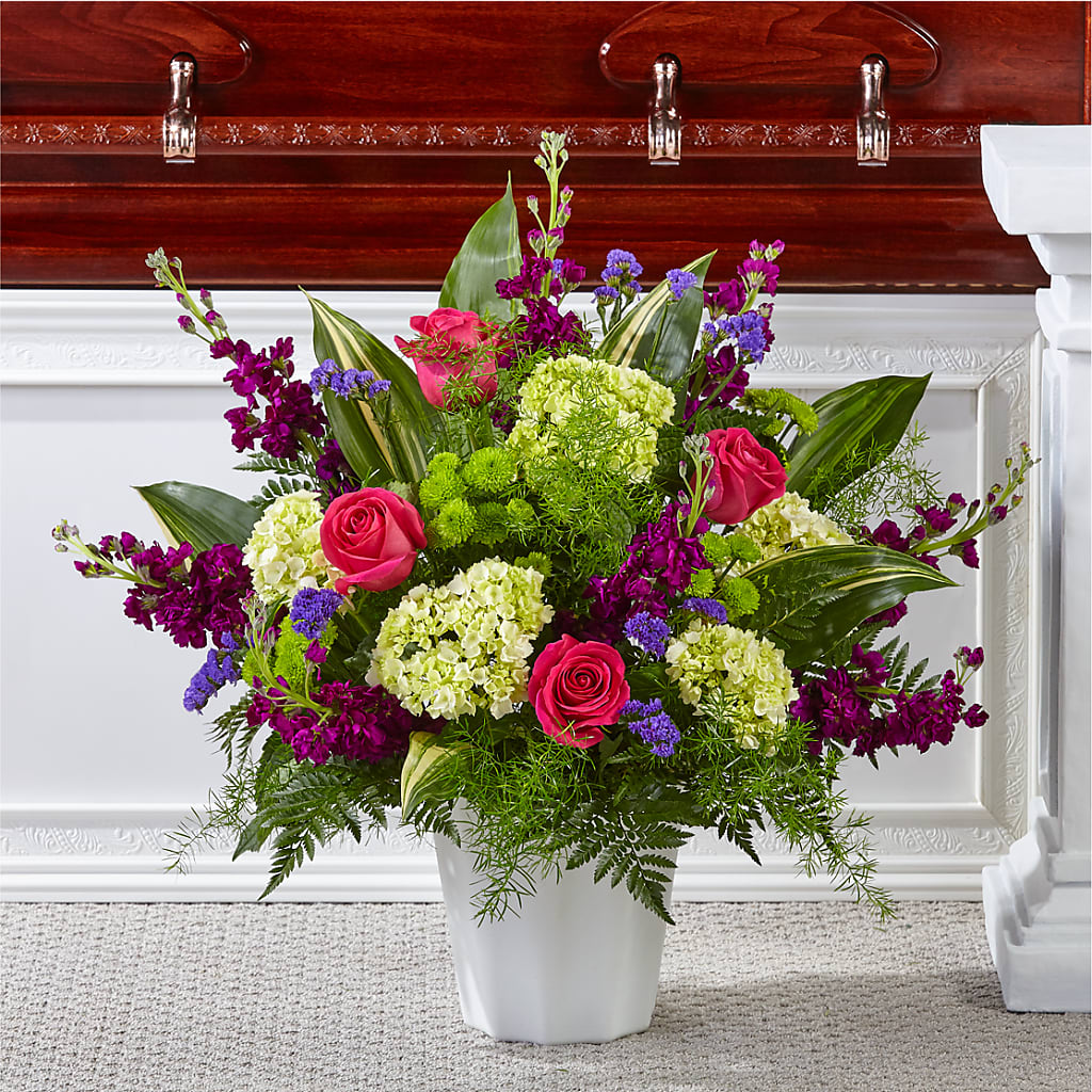 Beautiful Horizons Floor Basket – GIA'S GARDEN FLOWER SHOP INC, Bronx NY