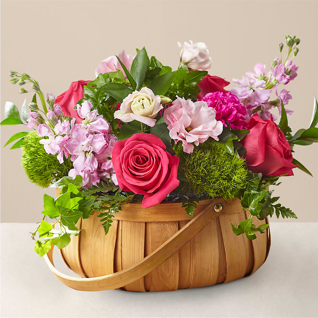 Radiance in Bloom Basket – GIA'S GARDEN FLOWER SHOP INC, Bronx NY