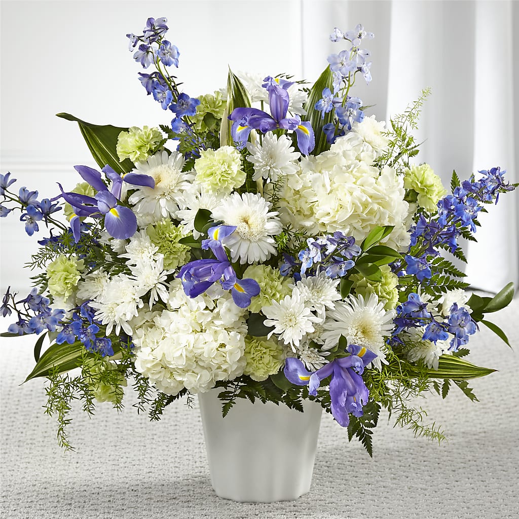 Soft Serenity Floor Basket – GIA'S GARDEN FLOWER SHOP INC, Bronx NY