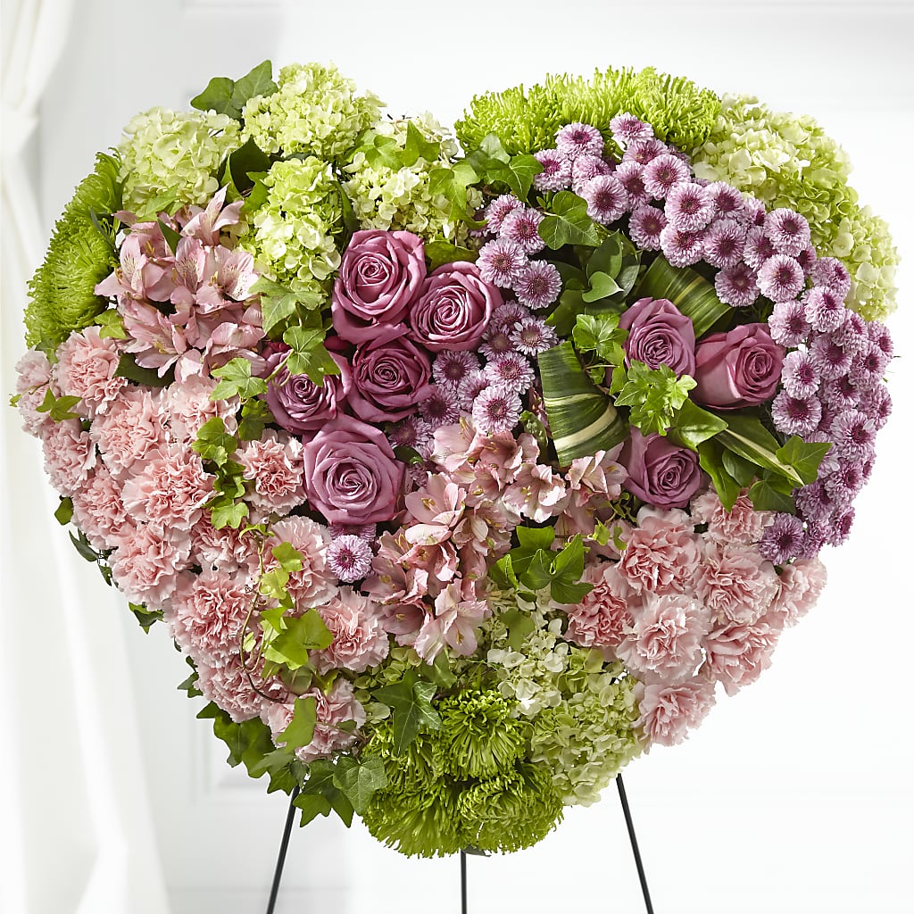 Heartwarming Standing Heart – GIA'S GARDEN FLOWER SHOP INC, Bronx NY