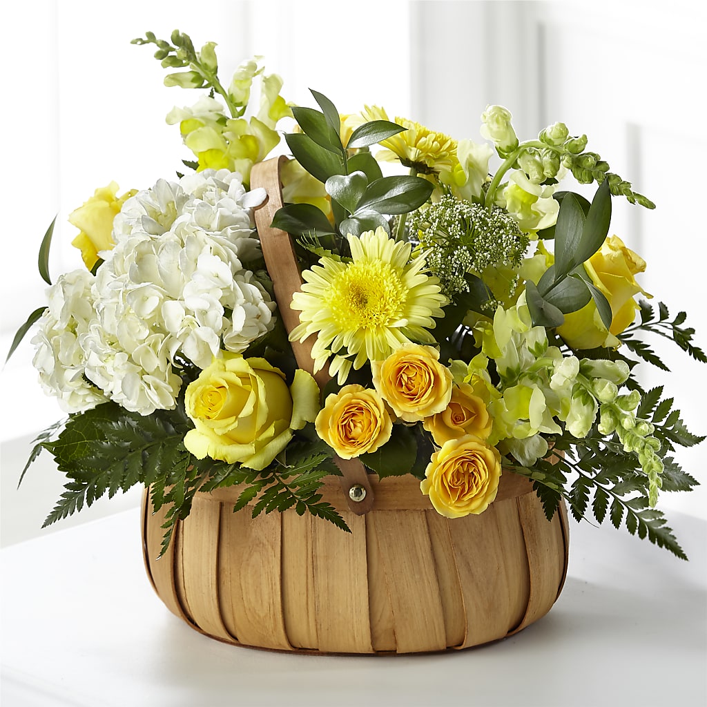 Rustic Remembrance Basket – GIA'S GARDEN FLOWER SHOP INC, Bronx NY