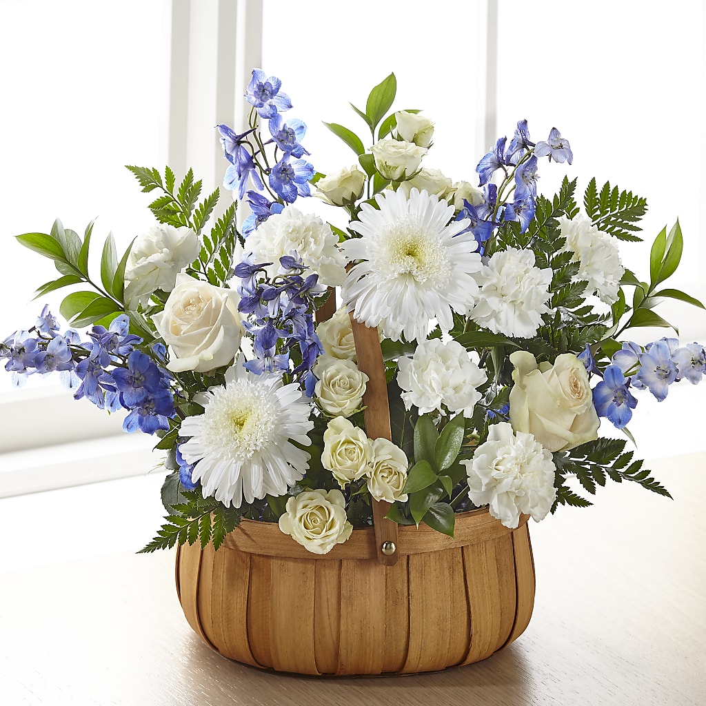 Harmony & Grace Basket – GIA'S GARDEN FLOWER SHOP INC, Bronx NY