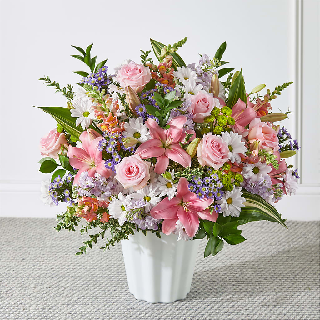 Abundant Compassion Floor Basket – GIA'S GARDEN FLOWER SHOP INC, Bronx NY