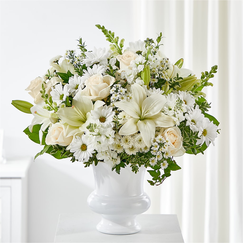Uplifting Urn Arrangement – GIA'S GARDEN FLOWER SHOP INC, Bronx NY