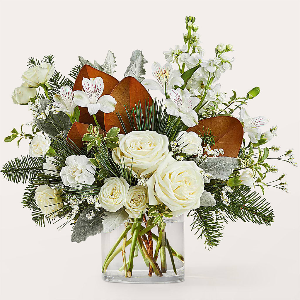 Fresh Snowfall Bouquet – GIA'S GARDEN FLOWER SHOP INC, Bronx NY