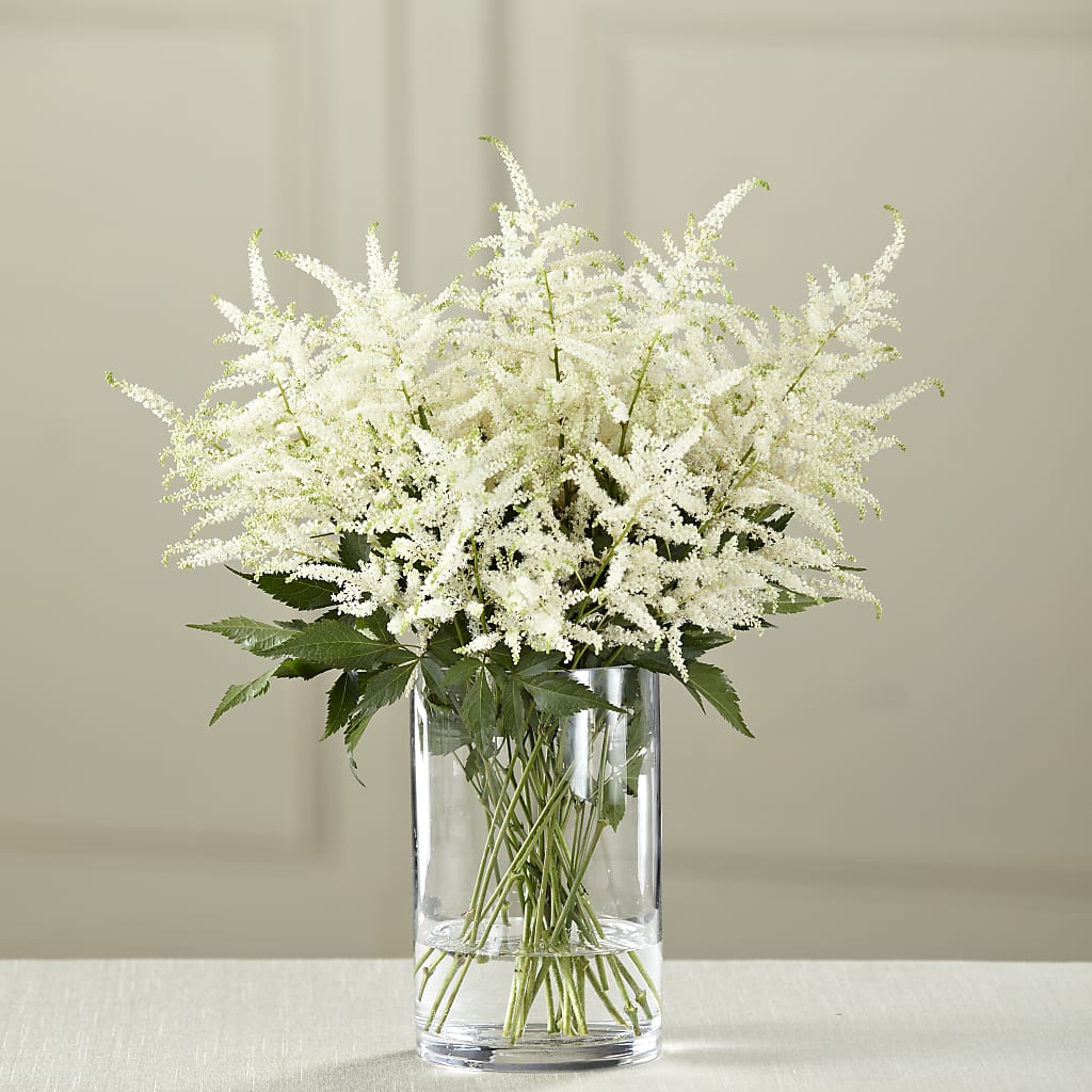 White Astilbe Bouquet – GIA'S GARDEN FLOWER SHOP INC, Bronx NY