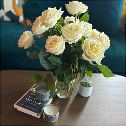 Long Stem Yellow Rose Bouquet – GIA'S GARDEN FLOWER SHOP INC, Bronx NY