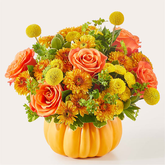 Gourdgeous Pumpkin – GIA'S GARDEN FLOWER SHOP INC, Bronx NY