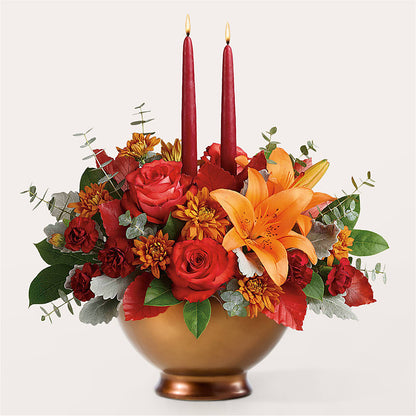 Fruits of Fall Centerpiece – GIA'S GARDEN FLOWER SHOP INC, Bronx NY