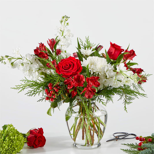Merry Moment Bouquet – A Florist Original – GIA'S GARDEN FLOWER SHOP INC, Bronx NY