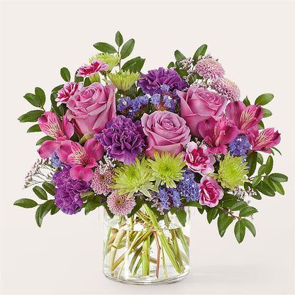 Glass Half Full Bouquet – GIA'S GARDEN FLOWER SHOP INC, Bronx NY