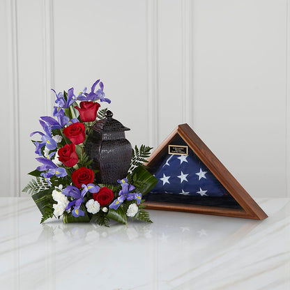 Patriotic Tribute Arrangement – GIA'S GARDEN FLOWER SHOP INC, Bronx NY