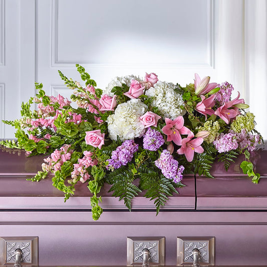 Life's Gratitude Casket Spray – GIA'S GARDEN FLOWER SHOP INC, Bronx NY