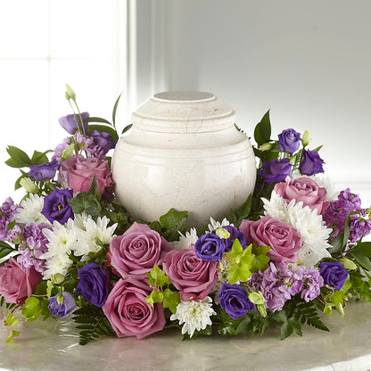 Blooming Sympathy Cremation Adornment – GIA'S GARDEN FLOWER SHOP INC, Bronx NY
