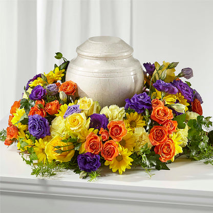 Blossoms of Remembrance Cremation Adornment – GIA'S GARDEN FLOWER SHOP INC, Bronx NY