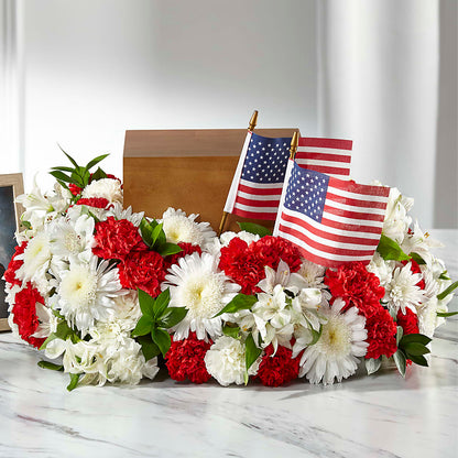 Spirit of Patriotism Cremation Adornment – GIA'S GARDEN FLOWER SHOP INC, Bronx NY