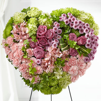 Heartwarming Standing Heart – GIA'S GARDEN FLOWER SHOP INC, Bronx NY