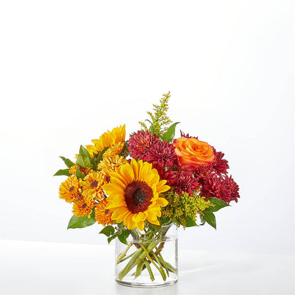 Flannel Scarf Bouquet – GIA'S GARDEN FLOWER SHOP INC, Bronx NY