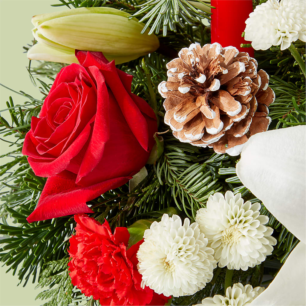 Seasonal Festivities Centerpiece – GIA'S GARDEN FLOWER SHOP INC, Bronx NY