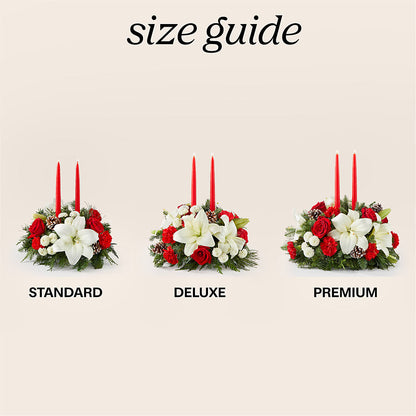 Seasonal Festivities Centerpiece – GIA'S GARDEN FLOWER SHOP INC, Bronx NY