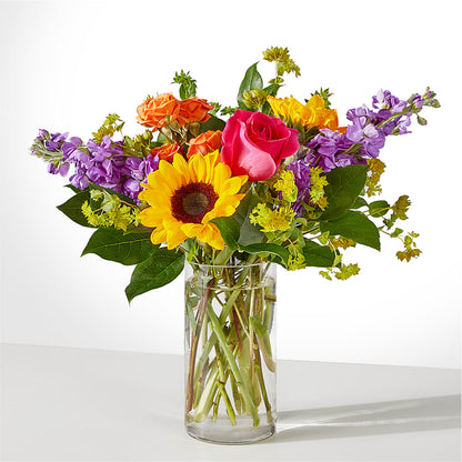 Vibrant Greetings Bouquet – GIA'S GARDEN FLOWER SHOP INC, Bronx NY