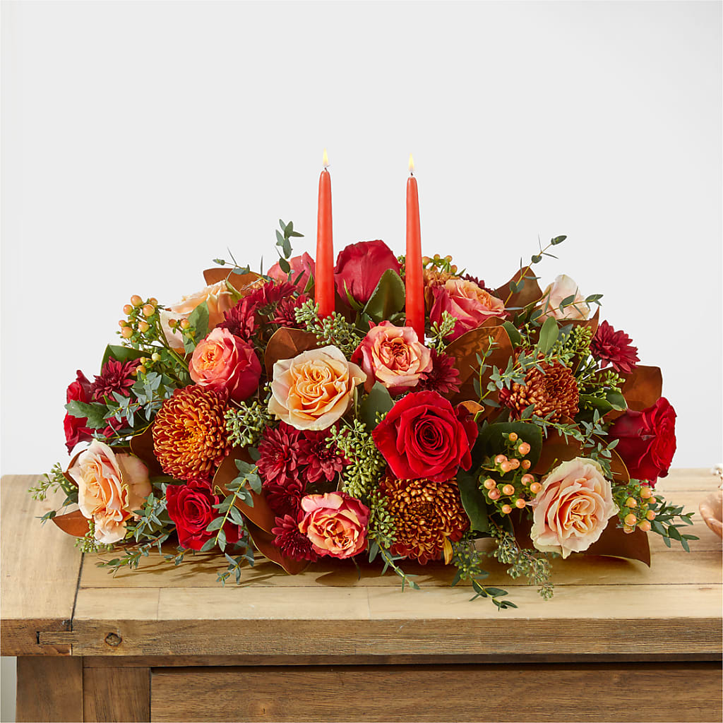 Gather Near Centerpiece – GIA'S GARDEN FLOWER SHOP INC, Bronx NY