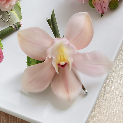 Pink Cymbidium Boutonniere – GIA'S GARDEN FLOWER SHOP INC, Bronx NY