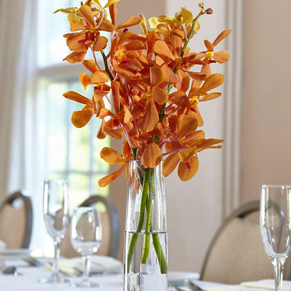 Orange Mokara Bud Vase – GIA'S GARDEN FLOWER SHOP INC, Bronx NY