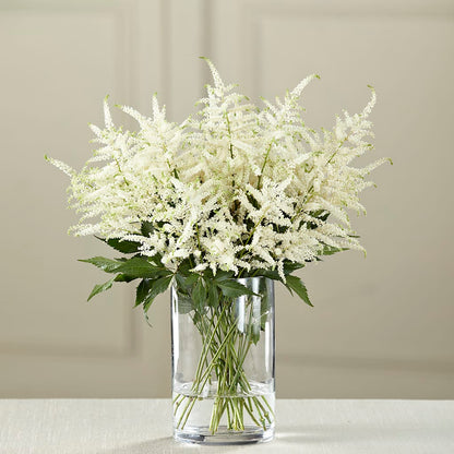 White Astilbe Bouquet – GIA'S GARDEN FLOWER SHOP INC, Bronx NY